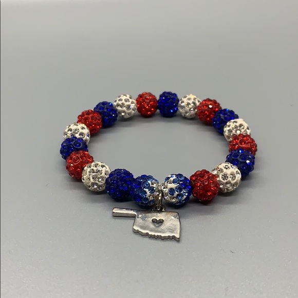 Oklahoma, USA Limited Edition Rustic Cuff Bracelet - Picture 2 of 3